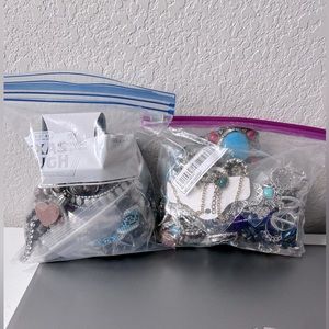 Costume jewelry. 4 pounds total.Everything wearable.